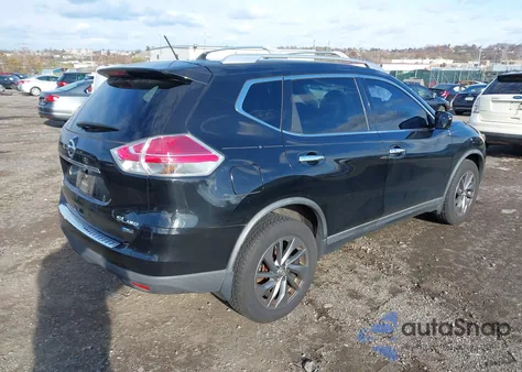 2016 Nissan Rogue Sl из США, поврежденный, VIN KNMAT2MV7GP710575